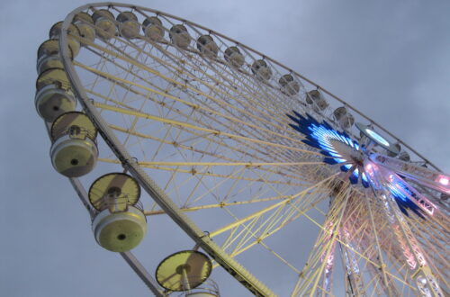 Ruské kolo v přístavu v Marseille