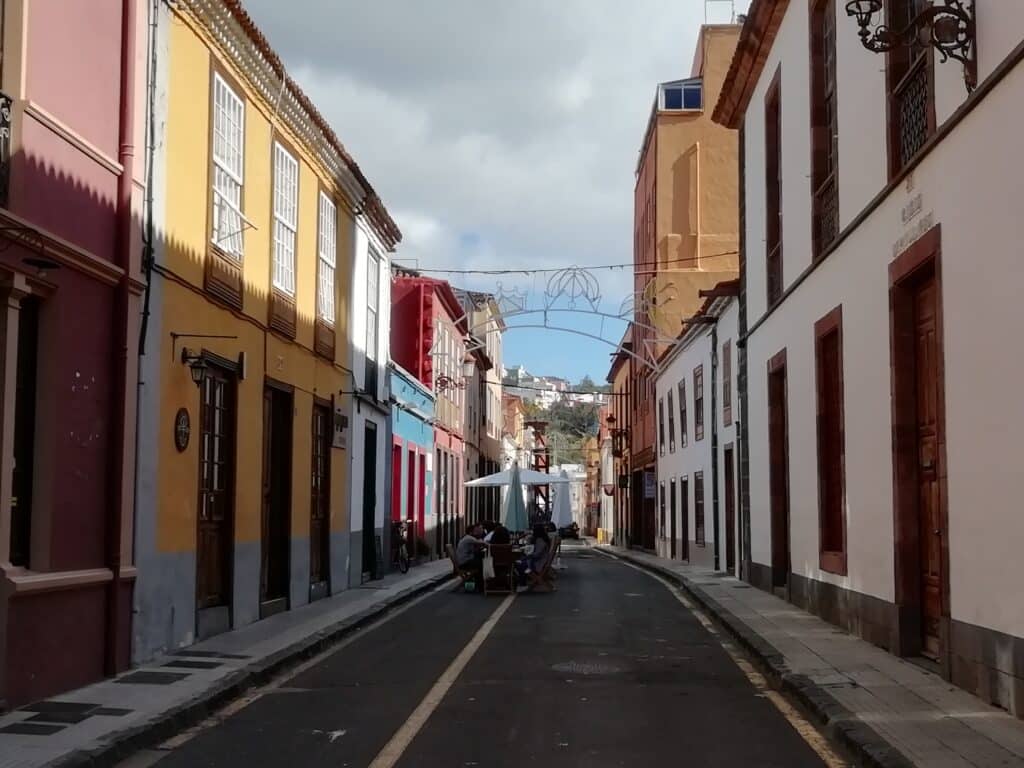 Lineární historické uličky La Laguny